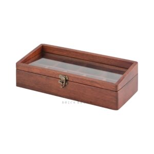 Brick Brown Prism Masala Box, Mango Wood image 11