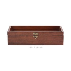 Brick Brown Prism Masala Box, Mango Wood image 12