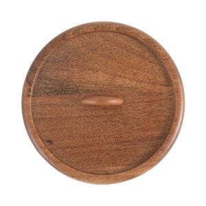 Brick Brown Tresso Roti Box, Mango Wood image 13