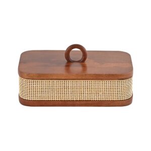 Brick Brown Tresso Masala Box, Mango Wood image 10
