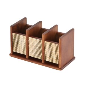Brick Brown Nora Cutlery Holder, Mango Wood image 7
