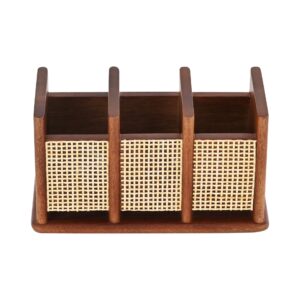 Brick Brown Nora Cutlery Holder, Mango Wood image 9