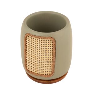 Brick Brown Jali Cutlery Holder, Mango Wood image 7
