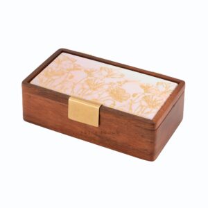 Brick Brown Noor Masala Box, Mango Wood image 9
