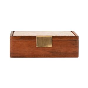 Brick Brown Noor Masala Box, Mango Wood image 12