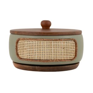 Brick Brown Jali Roti Box, Mango Wood image 9
