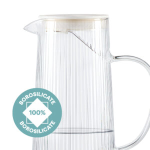 Breeze Glass Jug with Strainer in Lid image 2