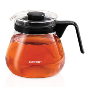 Clear Glass Carafe with In Lid Strainer image 2