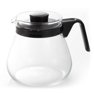 Clear Glass Carafe with In Lid Strainer image 3