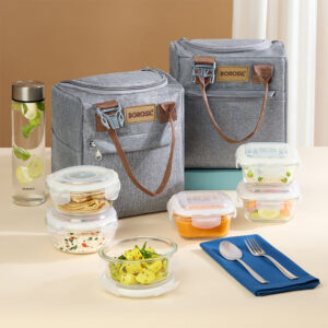 Borosil Pro Plus Glass Lunch Box W Glass Bottle Set image 10