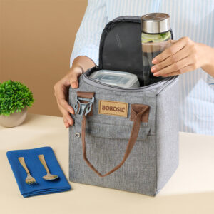 Borosil Pro Plus Glass Lunch Box W Glass Bottle Set image 4