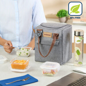Borosil Pro Plus Glass Lunch Box W Glass Bottle Set image 6