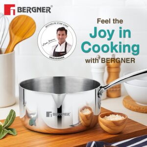 Argent Tri-Ply 14cm Saucepan 1 L- Induction Bottom image 2