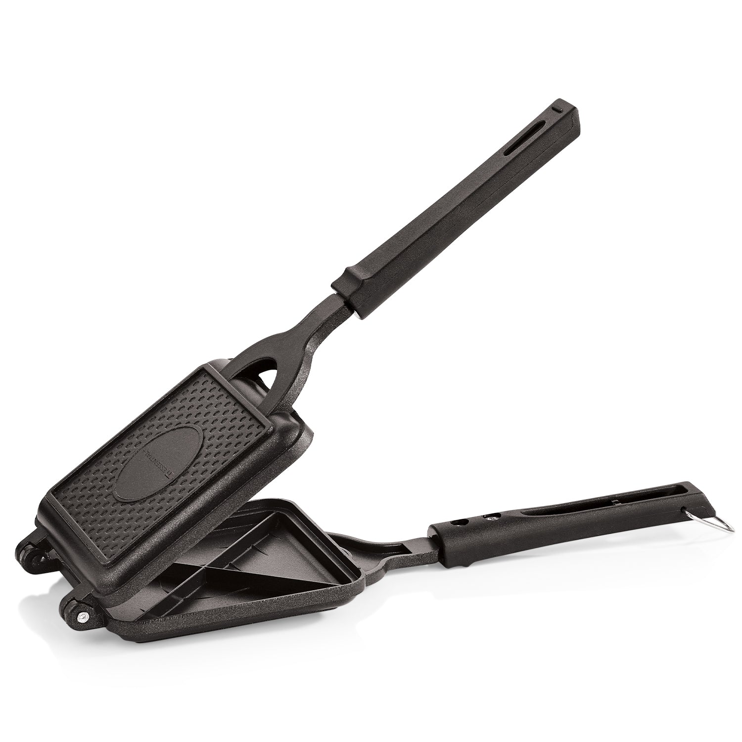 Bergner Essential Plus Sandwich Toaster (4-Cut) | Cast Aluminium, Non-Stick PFOA-Free, Gas Stove Compatible