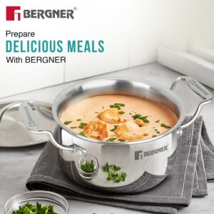Argent Junior Chef Tri-Ply 18 cm Stainless Steel Casserole image 7