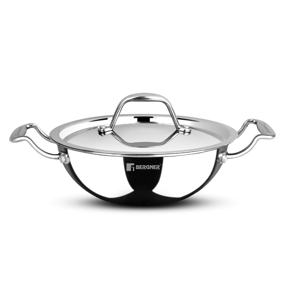 Argent Junior Chef TriPly Stainless Steel 18cm Kadai