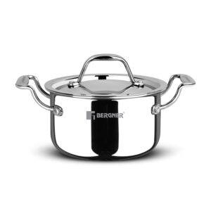 Argent Junior Chef TriPly Stainless Steel 12cm (800ml) Casserole