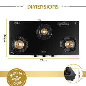 Flame Star Glasstop Gas Stove image 4