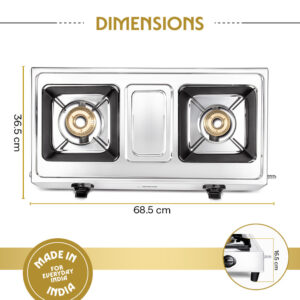 Smart Flame Stainless Steel Gas Stove image 4