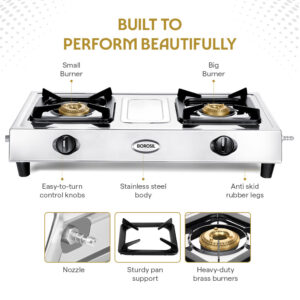 Smart Flame Stainless Steel Gas Stove image 5