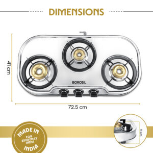 Ignite Pro Stainless Steel Gas Stove image 4