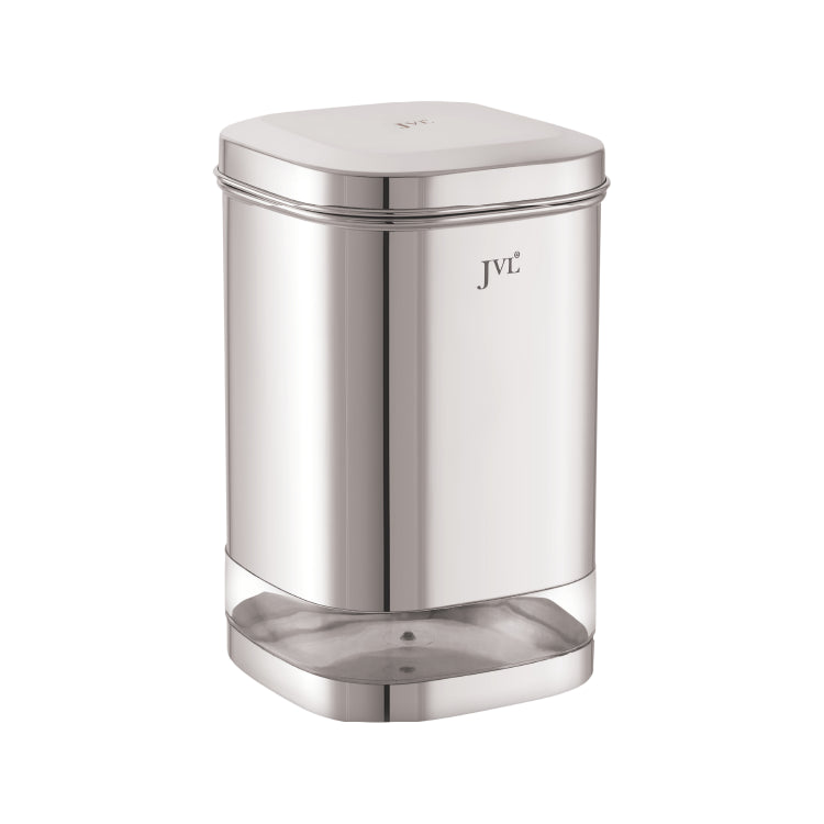 JVL Flossy Clear Canister