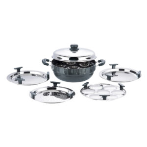 Vinod Hard Anodised Multi Kadai - 26 cm (Induction Friendly) image 3