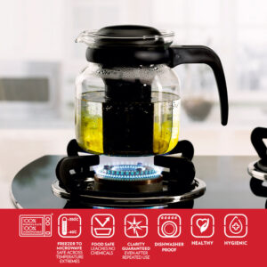 Clear Glass Carafe with Infuser image 8