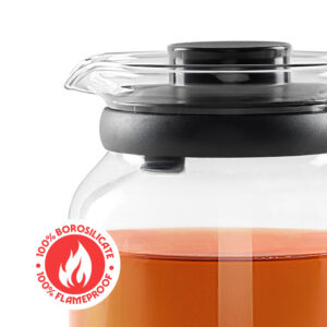 Borosil Carafe w Inbuilt Strainer, 1.2L image 2