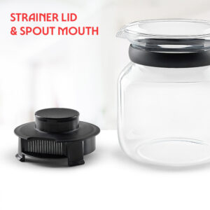 Borosil Carafe w Inbuilt Strainer, 1.2L image 5