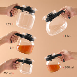 Borosil Carafe w Inbuilt Strainer, 1.2L image 8