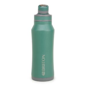 Briiton Infinity-S Vacuum Insulated Steel Bottle, 1L - Green