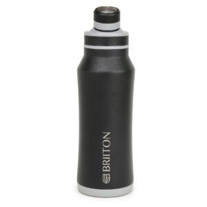 Briiton Infinity-S Vacuum Insulated Steel Bottle, 1L - Black