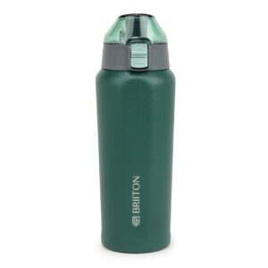Briiton Tokyo Vacuum Insulated Steel Water Bottle, 650ml - Green