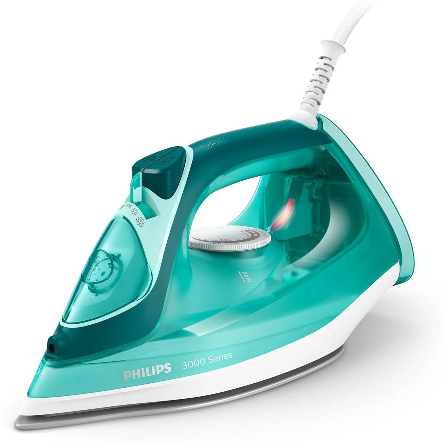 Philips DST3030/70 Steam Iron 2400W | Continuous Steam with Boost, Smooth-Glide Soleplate, Drip-Stop