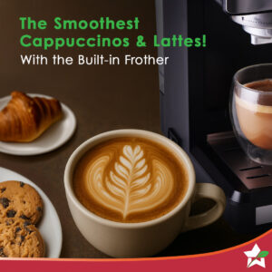 Regalia Automatic 20 Bar Coffee Maker with Auto Frother image 8