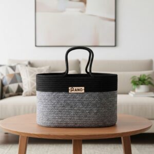 Pano Corsica Multi-Purpose Foldable Hand Basket Bag | Storage & Shopping Organiser in Bhalaswa