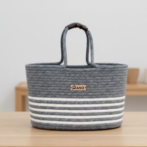 Pano Monaco Multi-Purpose Tote Hand Basket | Foldable Storage Organiser in Bhalaswa