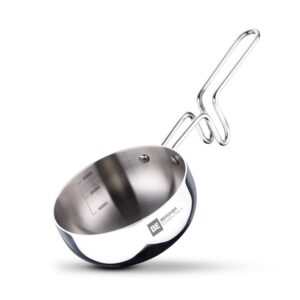 Bergner BE Essentials Tri-Ply Stainless Steel 10cm (300ml) Tadka Pan