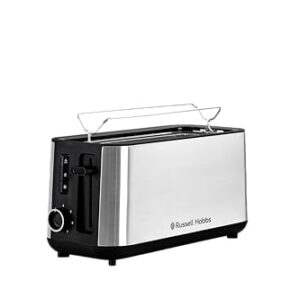 Russell Hobbs 17700 Pop-up Toaster, 4-Slice 1470W | Extra-Long Slots, Variable Browning, Bun Warmer | 2-Year Warranty image 2