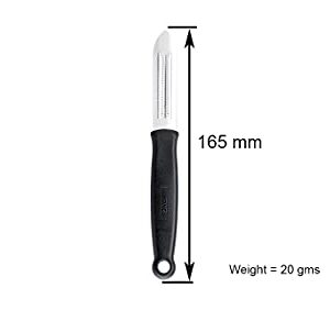 KOHE Classic Serrated Double-Edged Stainless Steel Vegetable & Fruit Peeler (Assorted Colours) image 3