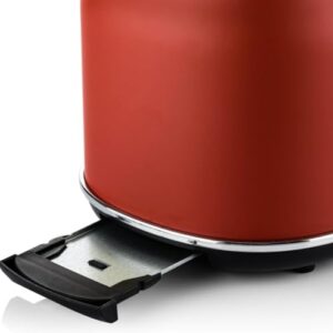 Westinghouse Retro 2-Slice 800W Pop-Up Toaster | 6 Browning Levels, Bun Warmer, Defrost & Reheat, Removable Crumb Tray | 2 Years Warranty image 3