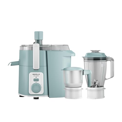 Havells Hexo Punch 900W Juicer Mixer Grinder (JMG), 2 Jars
