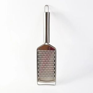 Supermom Multipurpose Stainless Steel Grater & Shredder | For Cheese, Vegetables, Potatoes, Carrots & Ginger | Handheld with Protective Grip image 3