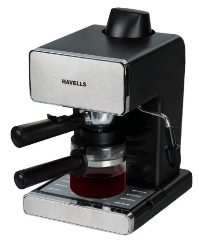 Havells Donato 900W Espresso Coffee Maker, 5-Bar, Black