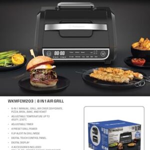 Westinghouse 8-in-1 Digital Air Fryer Grill, 6L 1700W | 8 Cooking Modes, Up to 230C, Cyclonic Tech | Full Accessory Set image 5