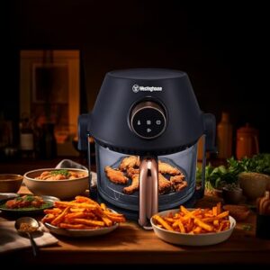 Westinghouse 2-in-1 Air Fryer, 3.5L | 360-Degree Transparent Glass Pot, Non-Stick, Grill Plate & Rack image 2
