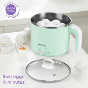 Borosil 1.2L Klassic Made in India Electric Steel Kettle with Steamer | Temperature Control Knob, Overheat Protection | For Boiling & Steaming Vegetables, Momo, Egg, Tea, Coffee | 1 Year Warranty image 6
