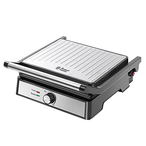 Russell Hobbs RST2000PRO4 2000W 4-Slice Contact Grill & Sandwich Maker, Black