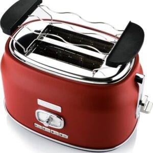 Westinghouse Retro 2-Slice 800W Pop-Up Toaster | 6 Browning Levels, Bun Warmer, Defrost & Reheat, Removable Crumb Tray | 2 Years Warranty image 4
